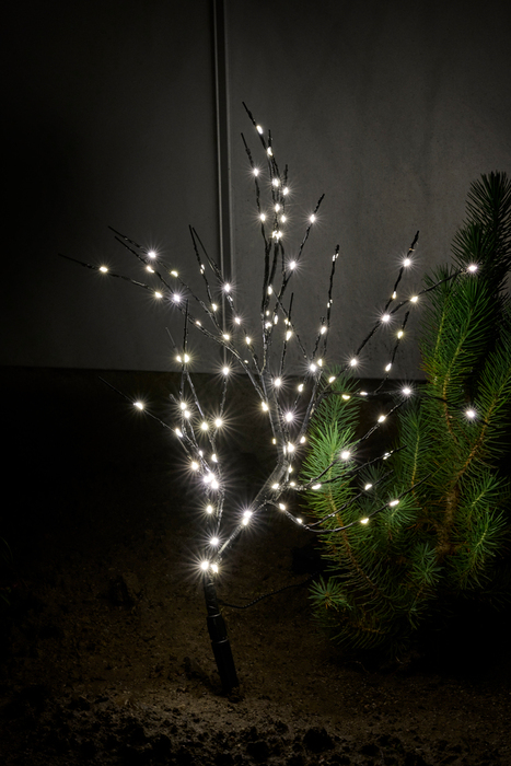 Pyntegren med 100 LED 45 cm